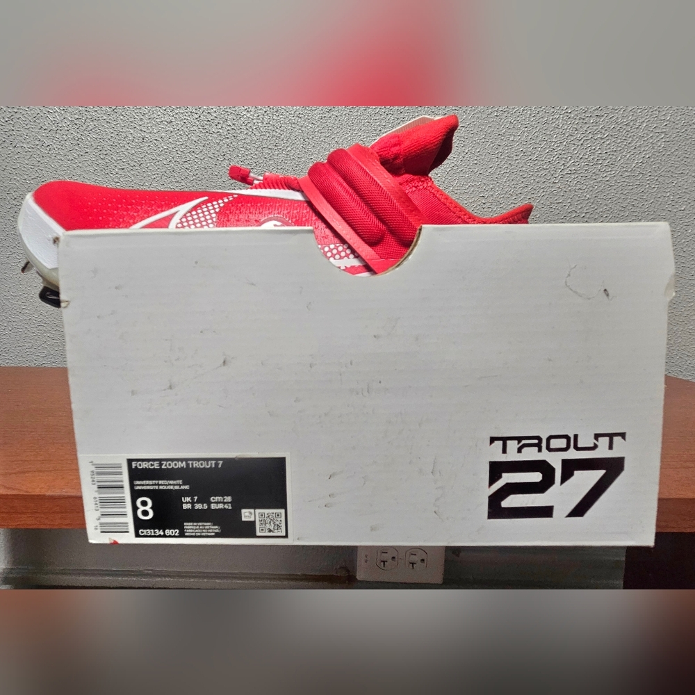 Nike Force Zoom Trout 7 Pro Baseball Cleats C13134 602 - Picture 4 of 4